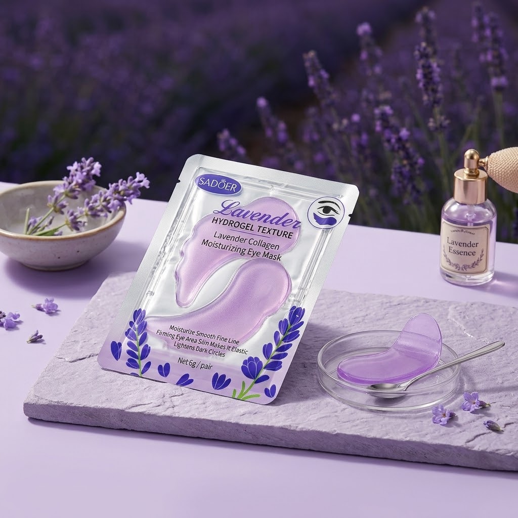 پچ زیر چشم ورقه ای اسطوخودوس و کلاژن سادور